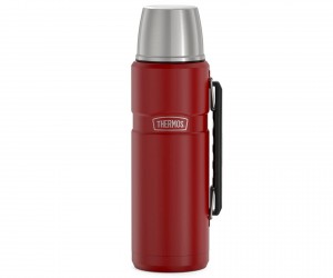 Термос для напитков THERMOS KING SK-2010 MRR 1.2L, нерж. сталь, винтовая пробка (красный)