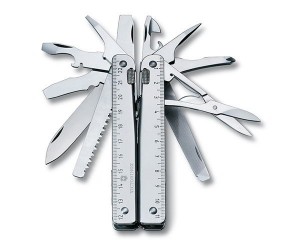 Мультитул Victorinox SwissTool X 3.0327.L (115 мм, 27 функций, кож. чехол)