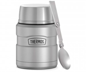 Термос для еды THERMOS KING SK-3000 MMS 0,47L, складная ложка (стальной)