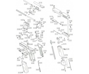 WE P226 винт газовой камеры Part 8