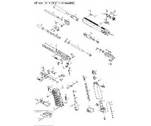 KJW KP-06 выпускной клапан CO2 Part CM-10, CM-11, CM-12