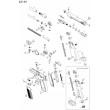 KJW KP-09 CZ75 цилиндр нозл в сборе Part 32, 35, 48, 75, 91 - фото № 1