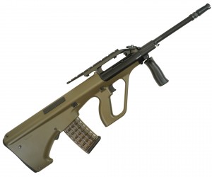 |Б/у| Страйкбольный автомат Snow Wolf Steyr AUG A2 (SW-020B(OD)) (№ 316ком)