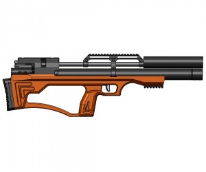 Пневматическая винтовка «Снайпер Буллпап», L=420 мм, шт/взвод (дерево L, PCP) 5,5 мм