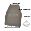 Бронепластина FMA SAPI Dummy Ballistic Plate (Desert) - фото № 3