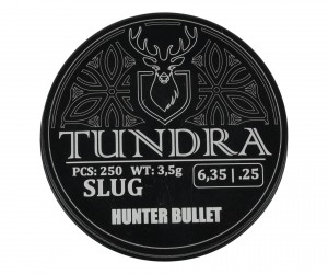 Пули полнотелые Tundra Hunter Bullet 6,35 (6,42) мм, 3,5 г (250 штук)