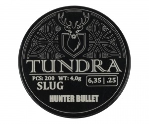 Пули полнотелые Tundra Hunter Bullet 6,35 (6,42) мм, 4,0 г (200 штук)