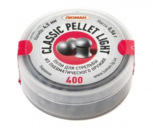 Пули «Люман» Classic pellets Light 4,5 мм, 0,56 г (400 штук)