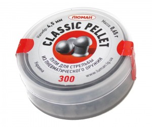 Пули «Люман» Classic pellets 4,5 мм, 0,65 г (300 штук)